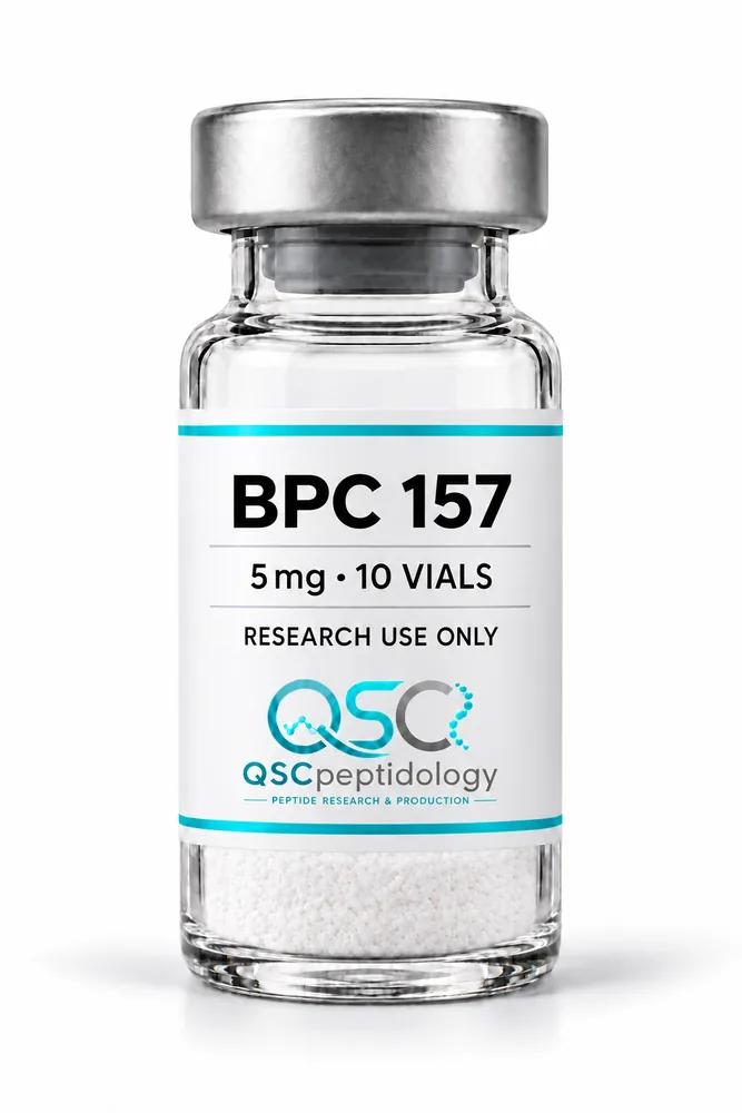BPC-157 5mg (10 viaali pakend) QSC Peptidology